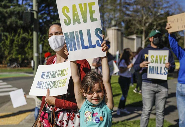 Mills College trustees finalize merger with Northeastern after court order lifted