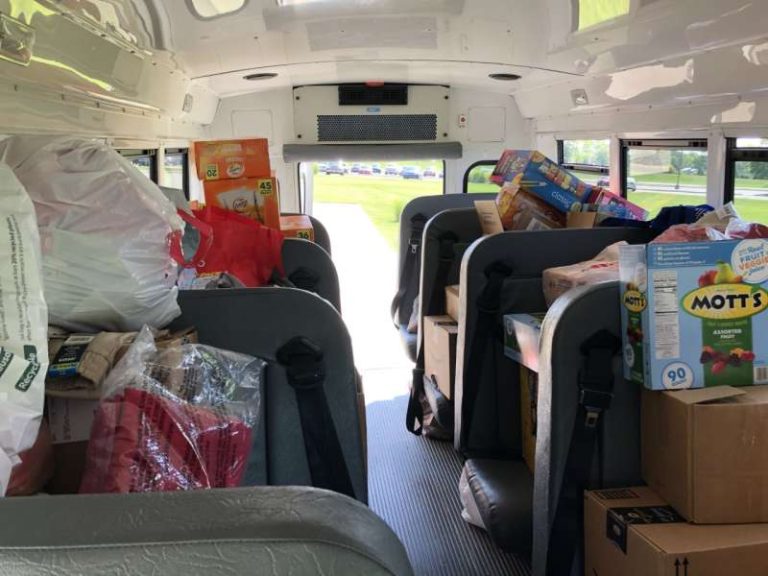 Ginghamsburg Church Donates Busload of School Supplies