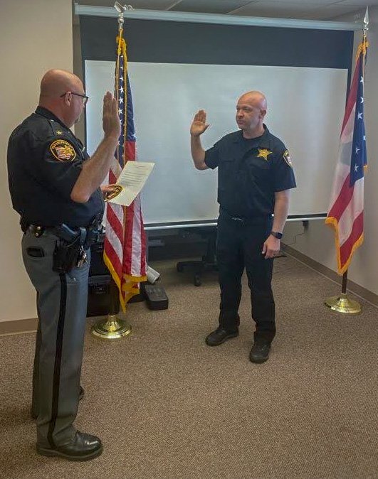 Darke County Sheriff: new Deputy sworn in