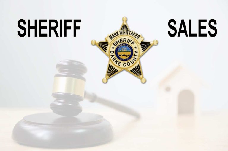 Darke County Sheriff’s Estate Sale – 8/18/2023