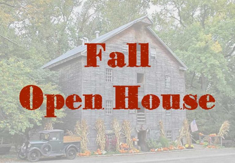 Fall Open House at Bear’s Mill