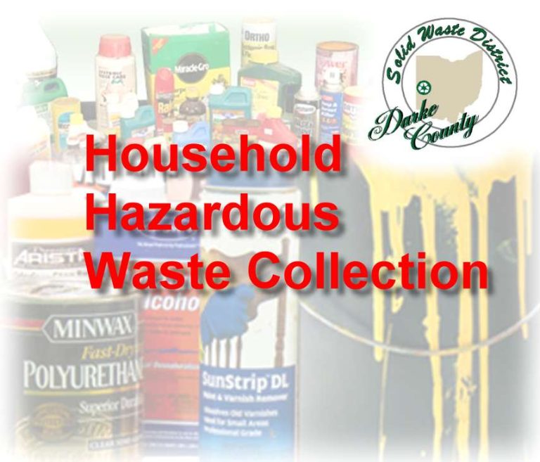 Household Hazardous Waste Collection Nears