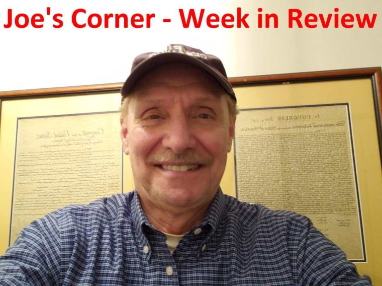 Joe’s Corner – Weekly Notes, for 10-9 to 10-15-2022