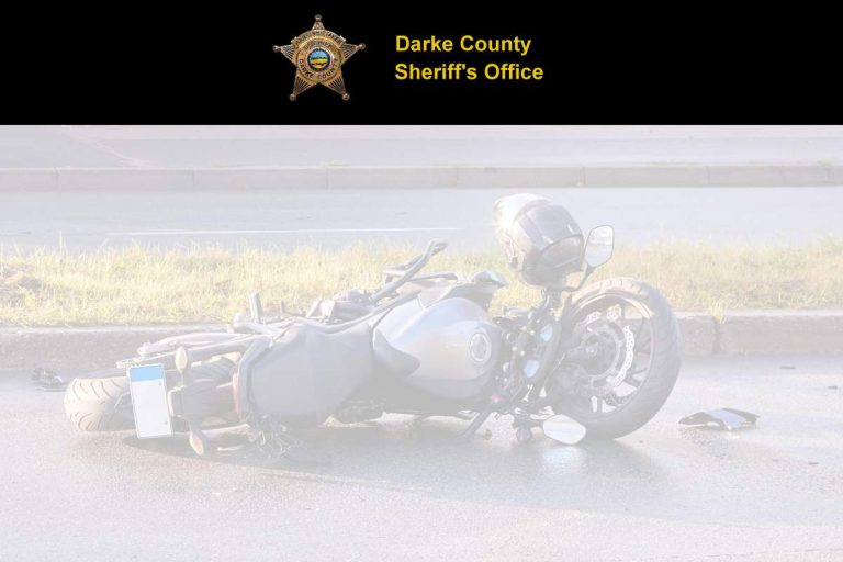 Darke County Sheriff’s Office investigates motorcycle accident