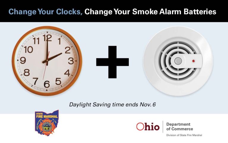 Change Your Clocks and Check Your Smoke and CO Detector