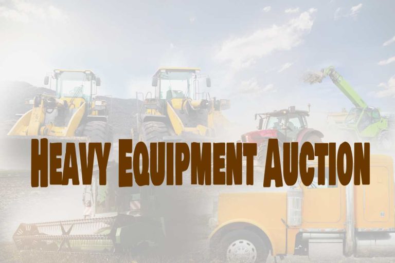 Heavy Equipment & Consignment Auction – Greenville – 4/19