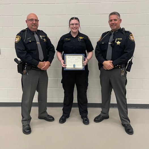 Darke County Correction Officer graduates from the Greene County Criminal Justice Training Academy