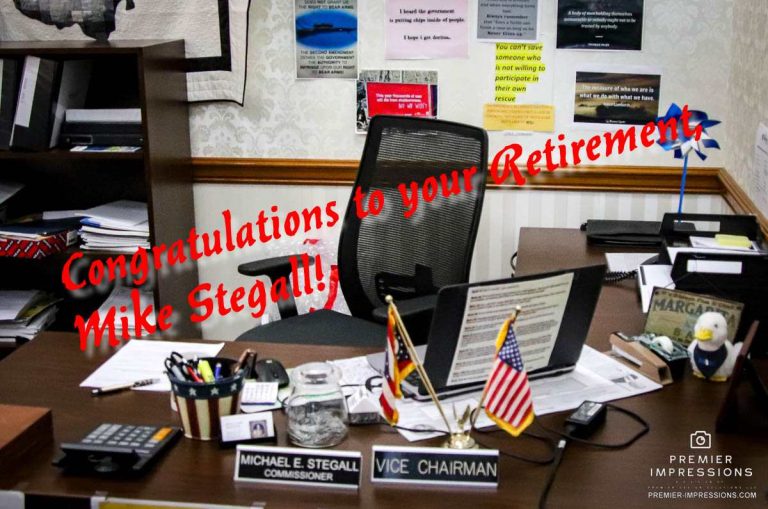 Commissioner Mike Stegall retires