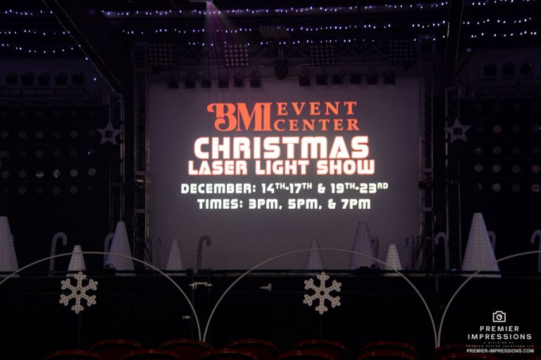 BMI’s public Christmas Laser Light Show