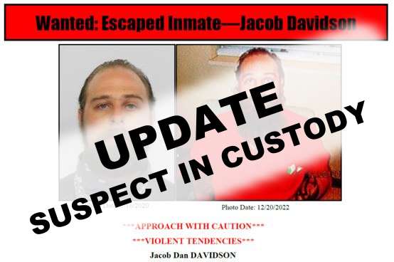 ***UPDATE: SUSPECT IN CUSTODY*** Patrol seeks public assistance in locating dangerous escapee