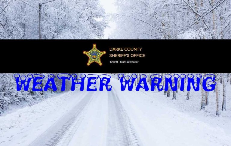 Darke County Sheriff issues modified Level 3 – Mercer County Sheriff as well