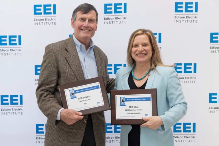 EEI announces AES Ohio as Emergency Recovery Award recipient