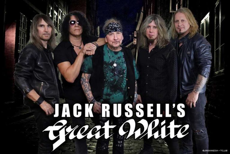 Enjoy an Evening with “Jack Russell’s Great White with Special Guest Derek St. Holmes (Original Singer for Ted Nugent)
