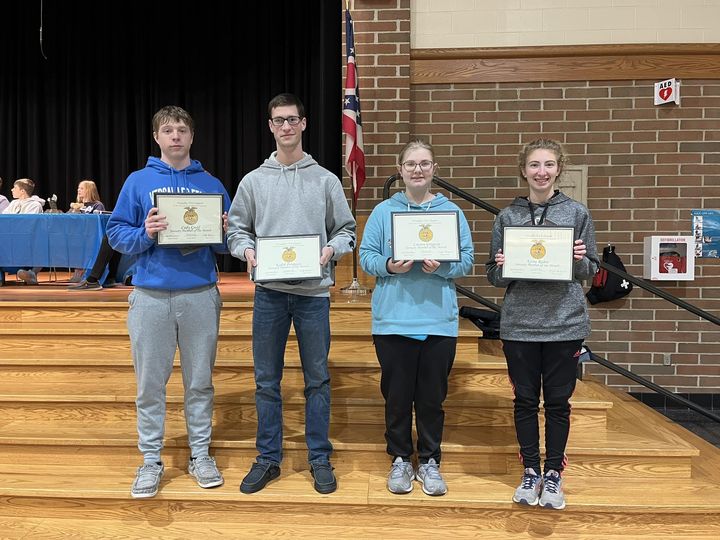 Versailles FFA announced the Members of the Month