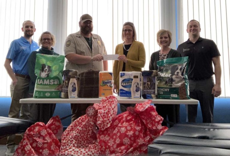 Brown Chiropractic donated to the Darke County Animal Shelter