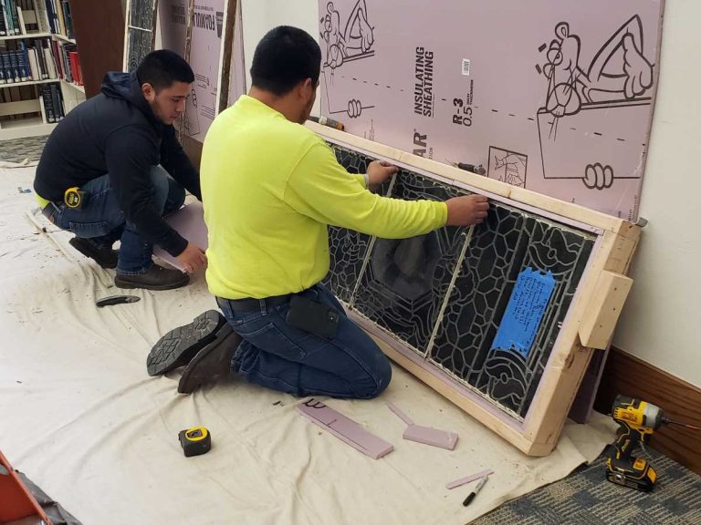 St. Clair window leaves GPL for restoration work