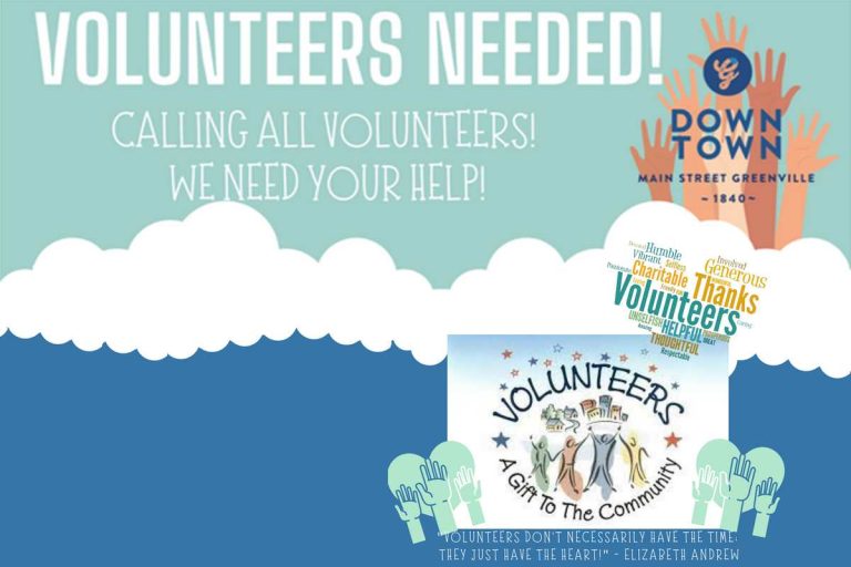 Main Street Greenville is looking for volunteers