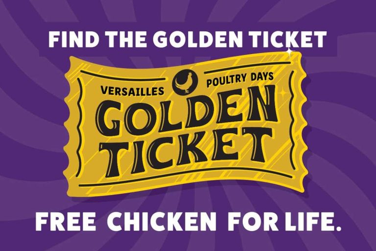 Win FREE Poultry Days Chicken for Life at the Versailles Poultry Days