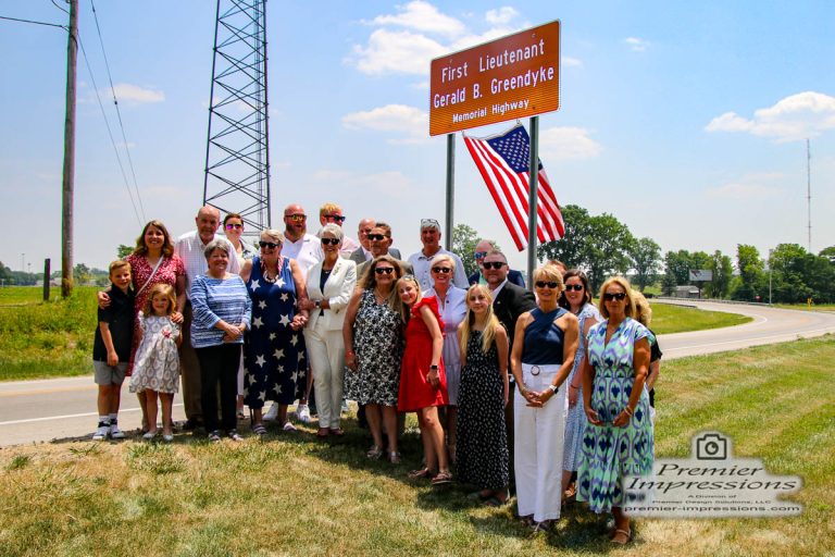 Memorial Highway dedicated to First Lieutenant Gerald Greendyke