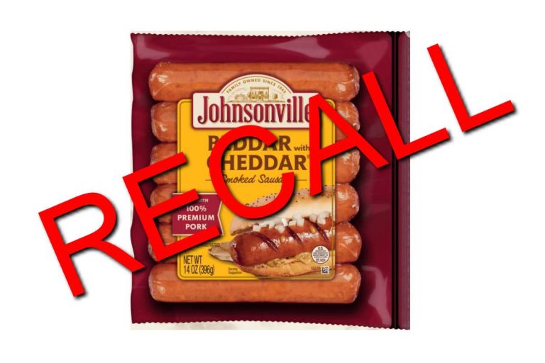 Johnsonville recalls “Beddar with Cheddar” pork sausage links