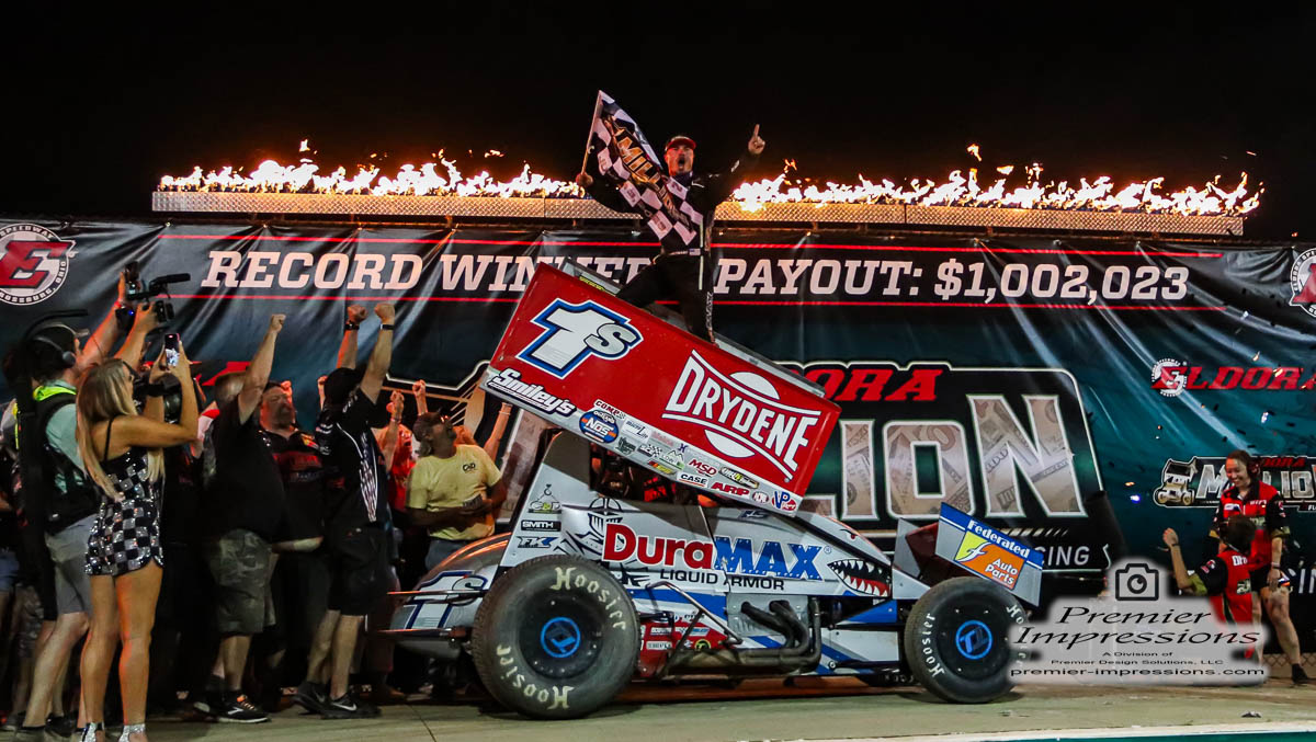 Logan Schuchart is Eldora’s historic 1 Million Dollar winner County