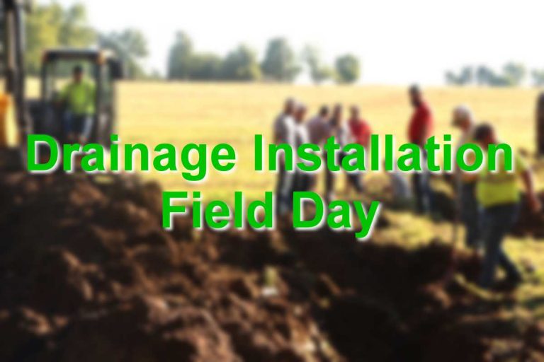 Drainage field day at Ohio State Lima campus farm
