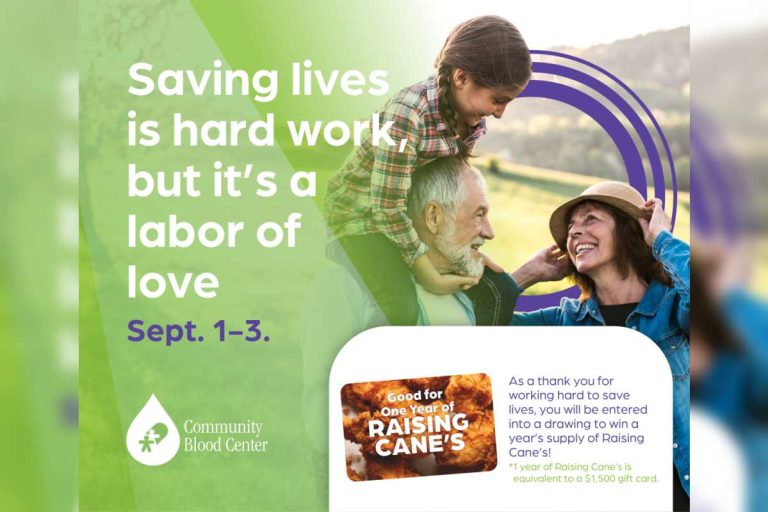 Saving Lives is Labor of Love at Labor Day Weekend Blood Drive