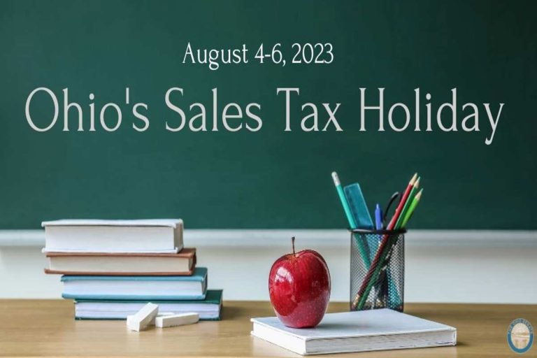 Ohio Sales Tax Holiday starts today