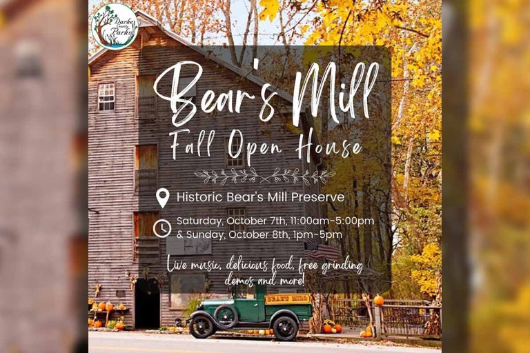 Bear’s Mill Fall Open House is coming up!