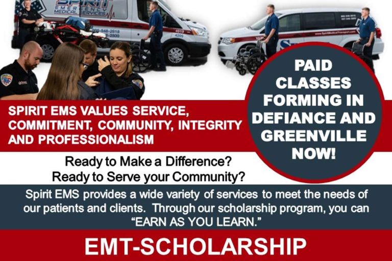 Two EMT classes starting September 18th