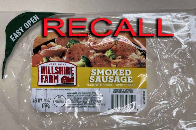Hillshire Brands Company Recalls Smoked Sausage Products Due to Possible Foreign Matter Contamination