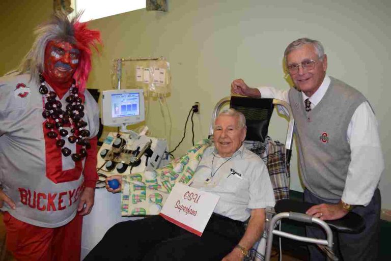 Buckeyeman Will Help Bid Farewell to Final OSU Alumni Club Tailgate Blood Drive