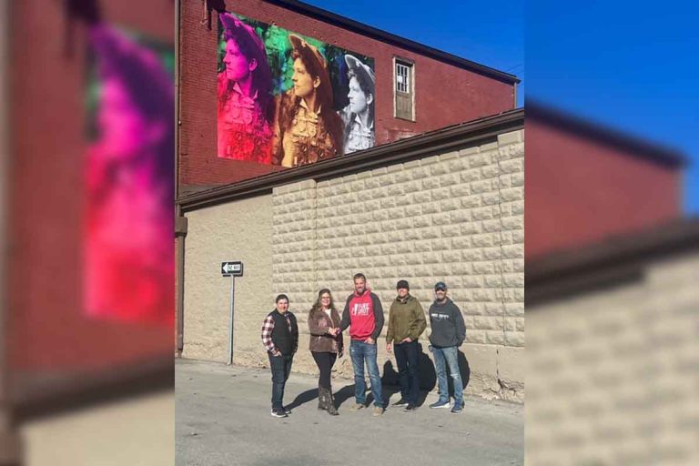 Annie Oakley Mural enhances Sure Shot Tap House