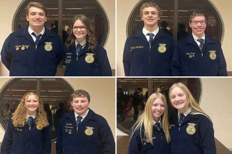 Versailles FFA Successfully Competes in County Public Speaking Contest