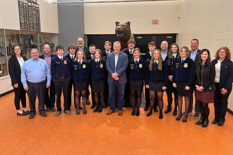 Ansonia FFA hosts Congressman Warren Davidson’s 2024 Farm Forum