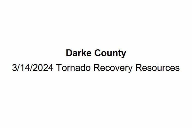 Darke County 3/14/2024 Tornado Recovery Resources for residents