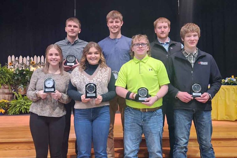 Versailles FFA Hall of Fame inductees recognized at banquet