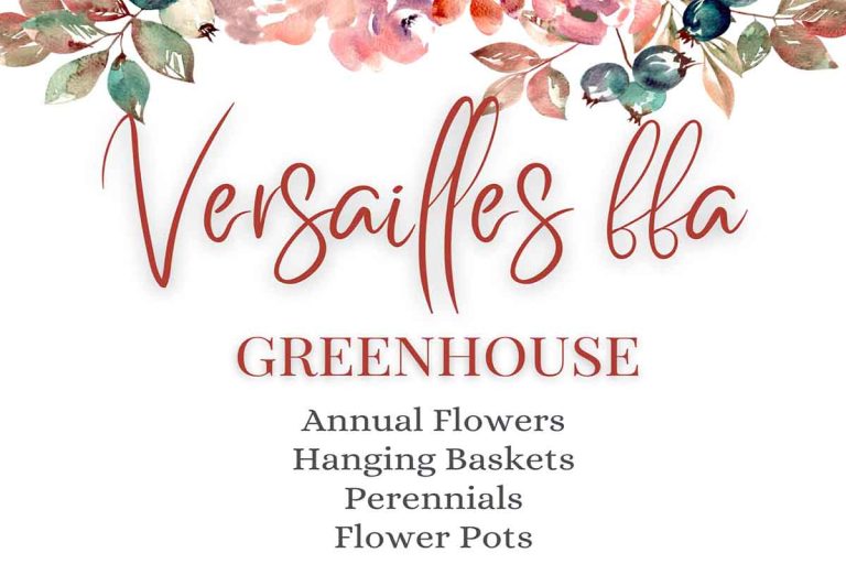 Versailles FFA Greenhouse Plans to Open April 29th and Will Again Be Filling Customers Flower Containers