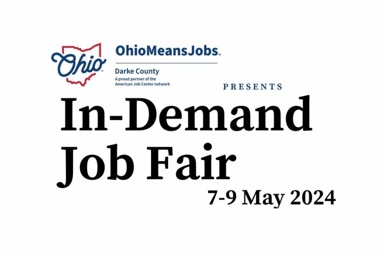 In-Demand Job Fair starting tomorrow